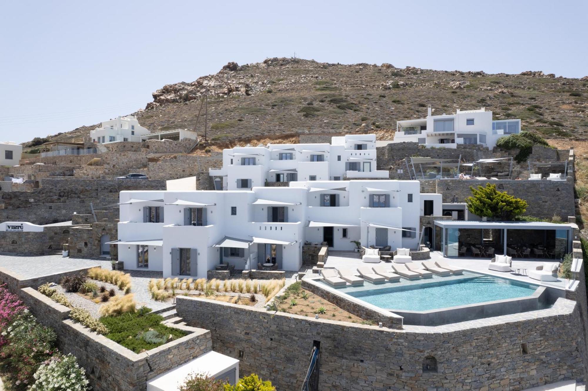 Virtu On The Hill Hotel Stelida  Bagian luar foto